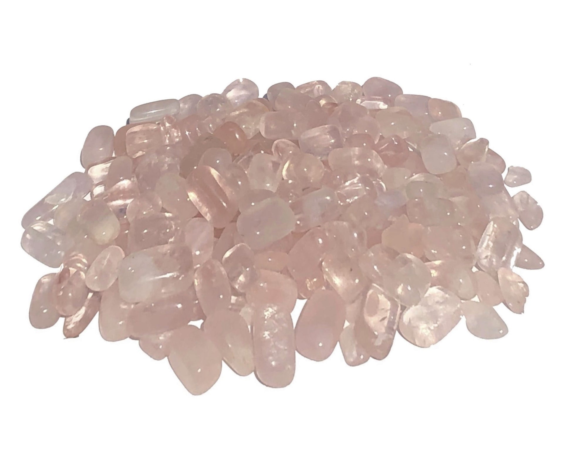 Rosenquarz - Trommelsteine Edelsteine Ladesteine - Ladesteine
