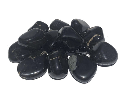 Onyx schwarz Trommelsteine - Edelsteine