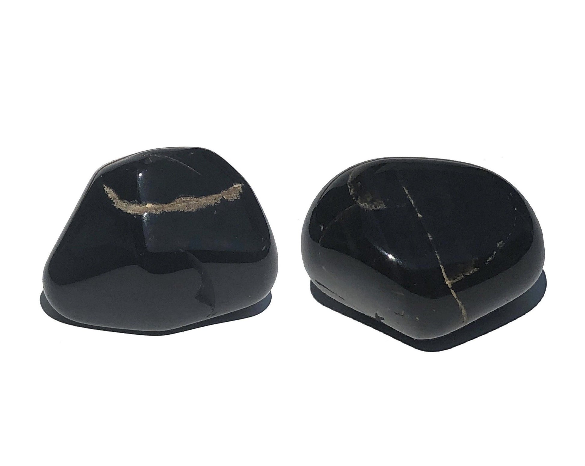 Onyx schwarz Trommelsteine - Edelsteine