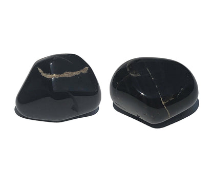 Onyx schwarz Trommelsteine - Edelsteine