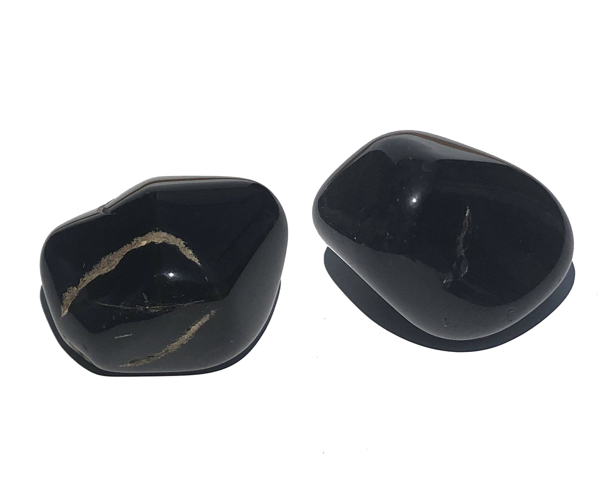 Onyx schwarz Trommelsteine - Edelsteine