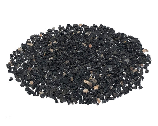 Turmalin Schörl schwarz Rohsteine - Granulat
