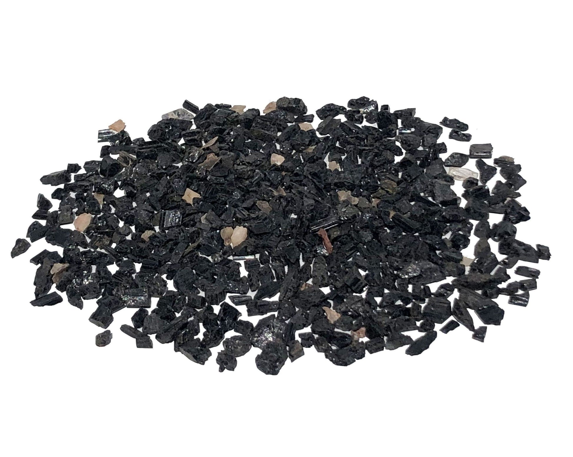 Turmalin Schörl schwarz Rohsteine - Granulat