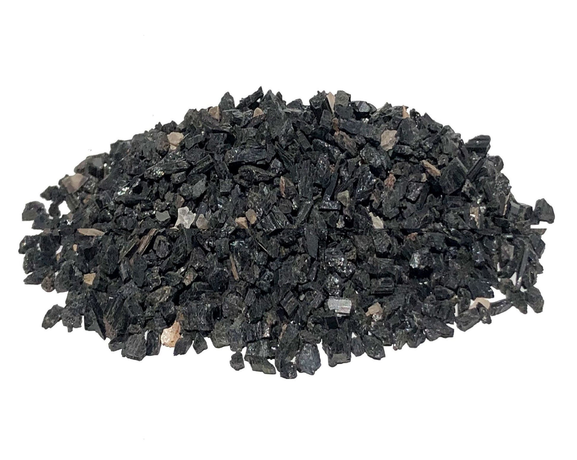 Turmalin Schörl schwarz Rohsteine - Granulat