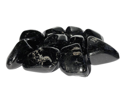 Turmalin schwarz Schörl Trommelsteine - Edelsteine