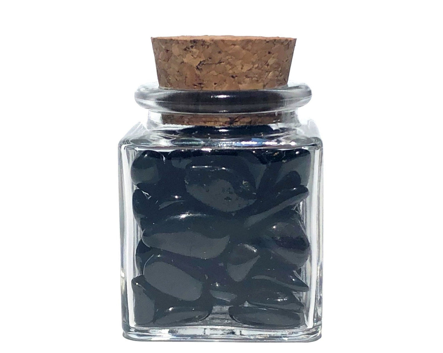 Onyx Trommelsteine im Dekoglas