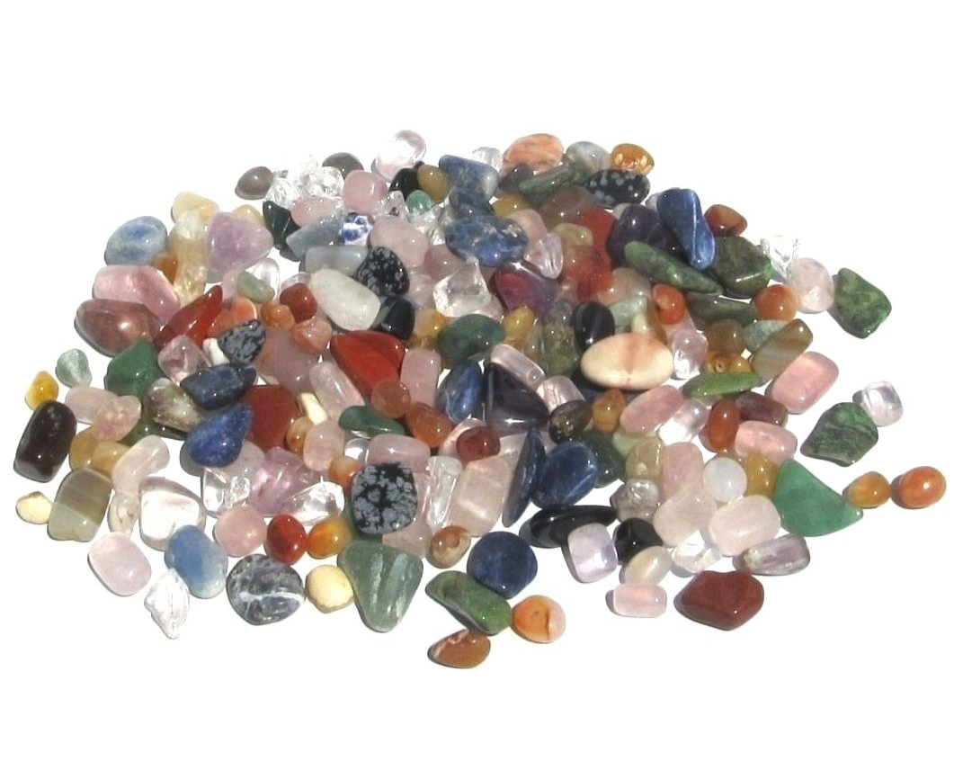 Trommelsteine bunte Mischung