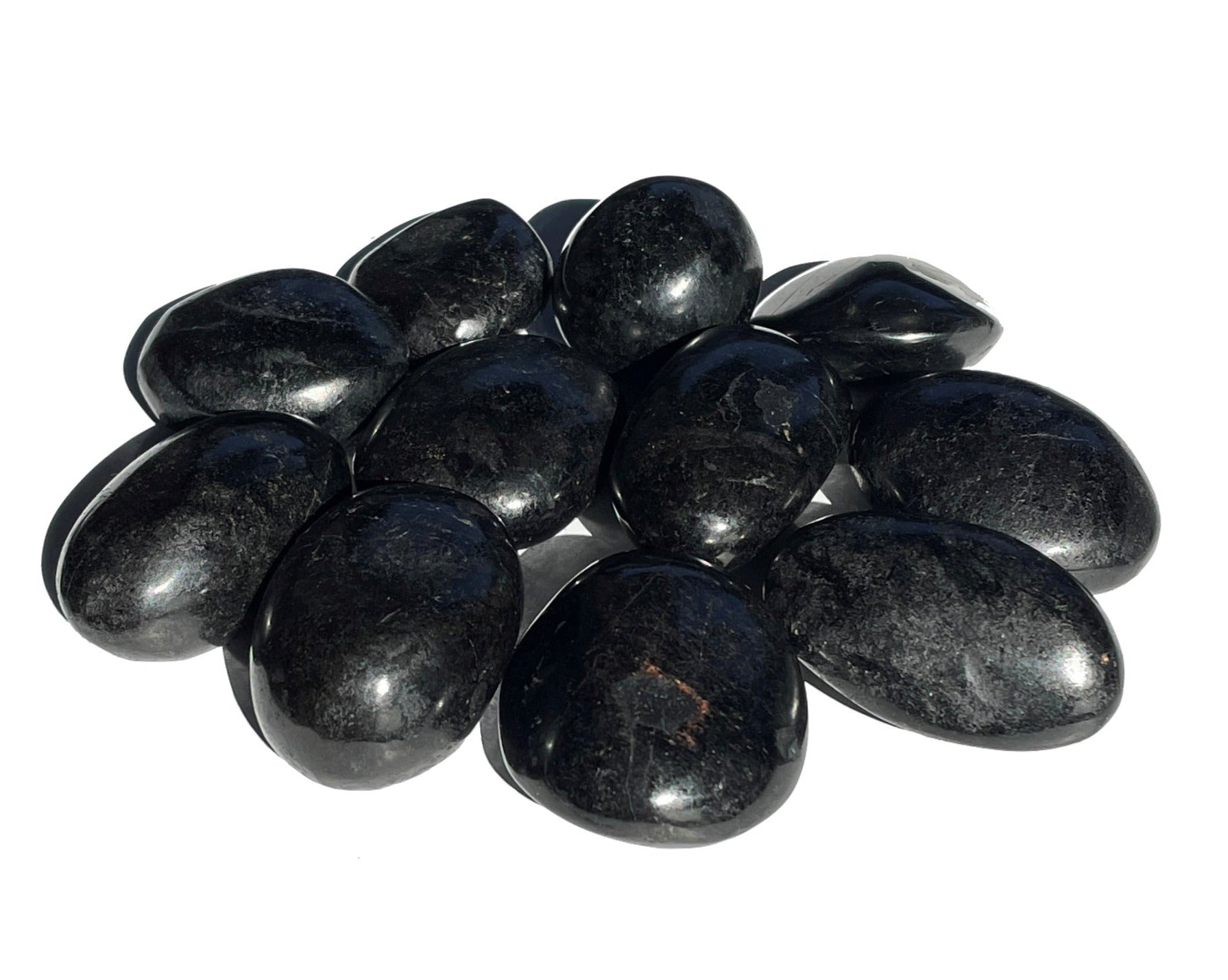 Turmalin schwarz Schörl Trommelsteine - Edelsteine