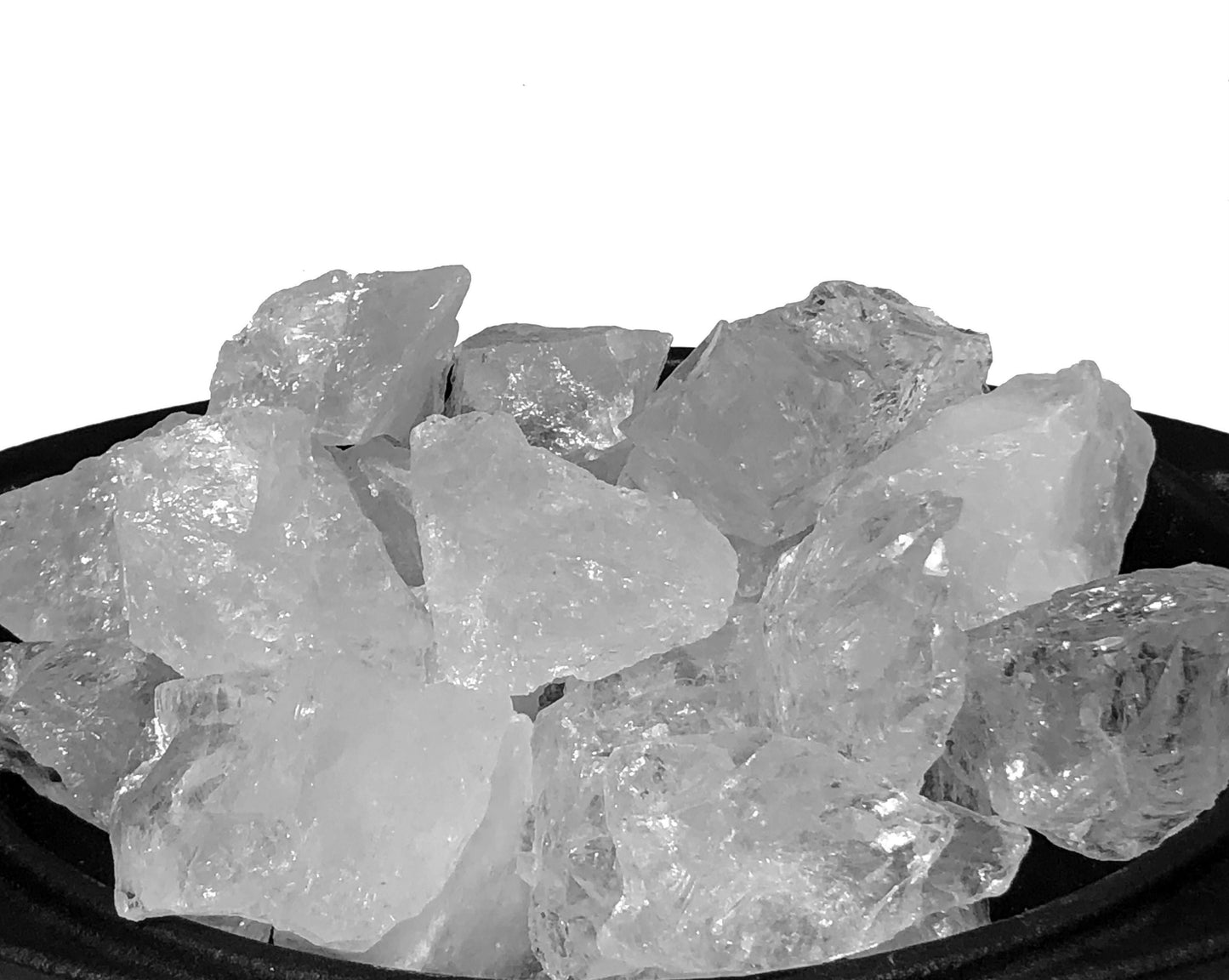 Bergkristall Rohsteine - Edelstein zum Aufladen - Wassersteine Edelsteinwasser - Zimmerbrunnen