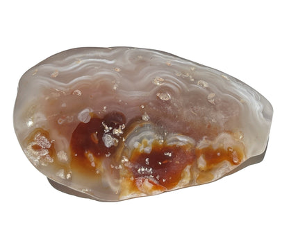 Wasserachat - Achat Geode gefüllt mit Urwasser - Enhydros