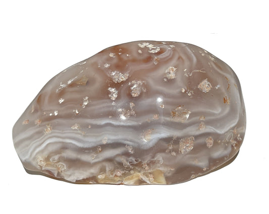 Wasserachat - Achat Geode gefüllt mit Urwasser - Enhydros